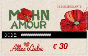 
			                        			Mohn Amour - Alles Liebe